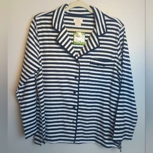 Kate Spade Pajama Top Large NWT